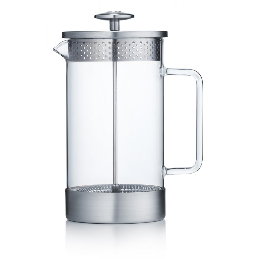 Barista & Co Core Coffee Press Steel 1000 ml stříbrný