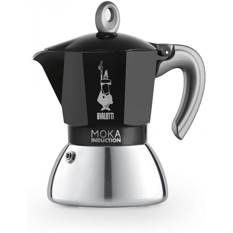 Bialetti New Moka Induction 4 šálky černá