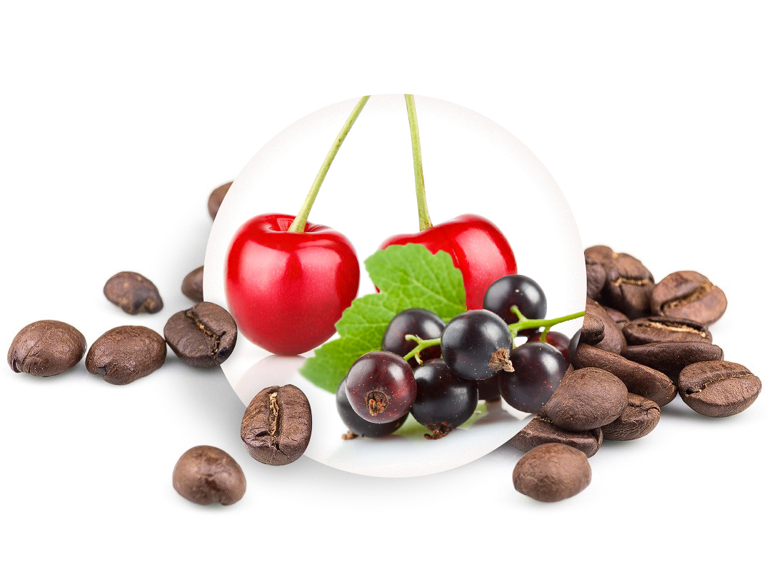 ČERNÝ RYBÍZ S VIŠNÍ zrnková káva