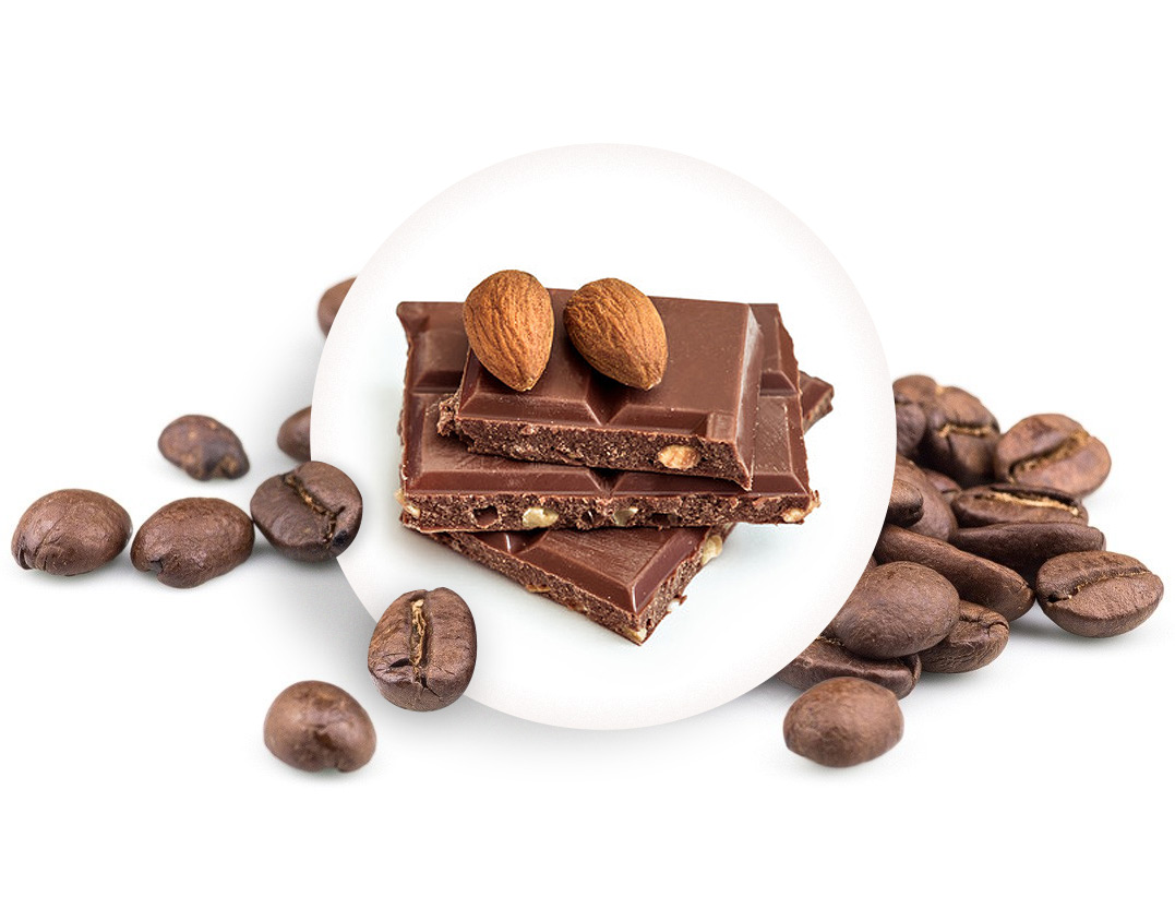 ČOKOLÁDOVO - MANDLOVÁ zrnková káva