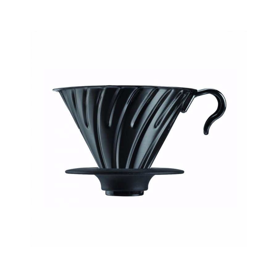 Dripper Hario V60-02 ocelový černý matný
