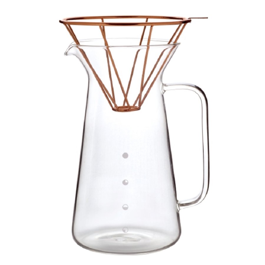Toast H.A.N.D. Pour over carafe set 600ml Barva Měděná