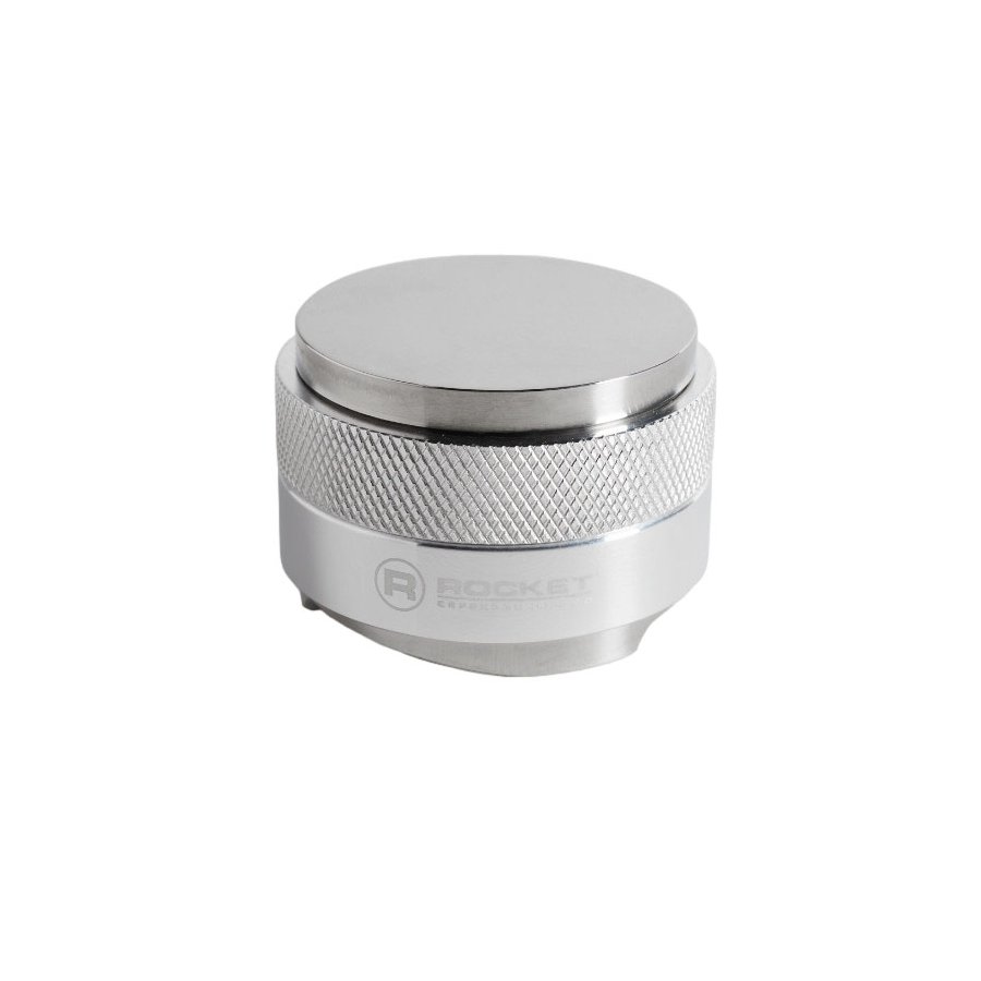 Rocket Espresso distributor a tamper 58mm stříbrný